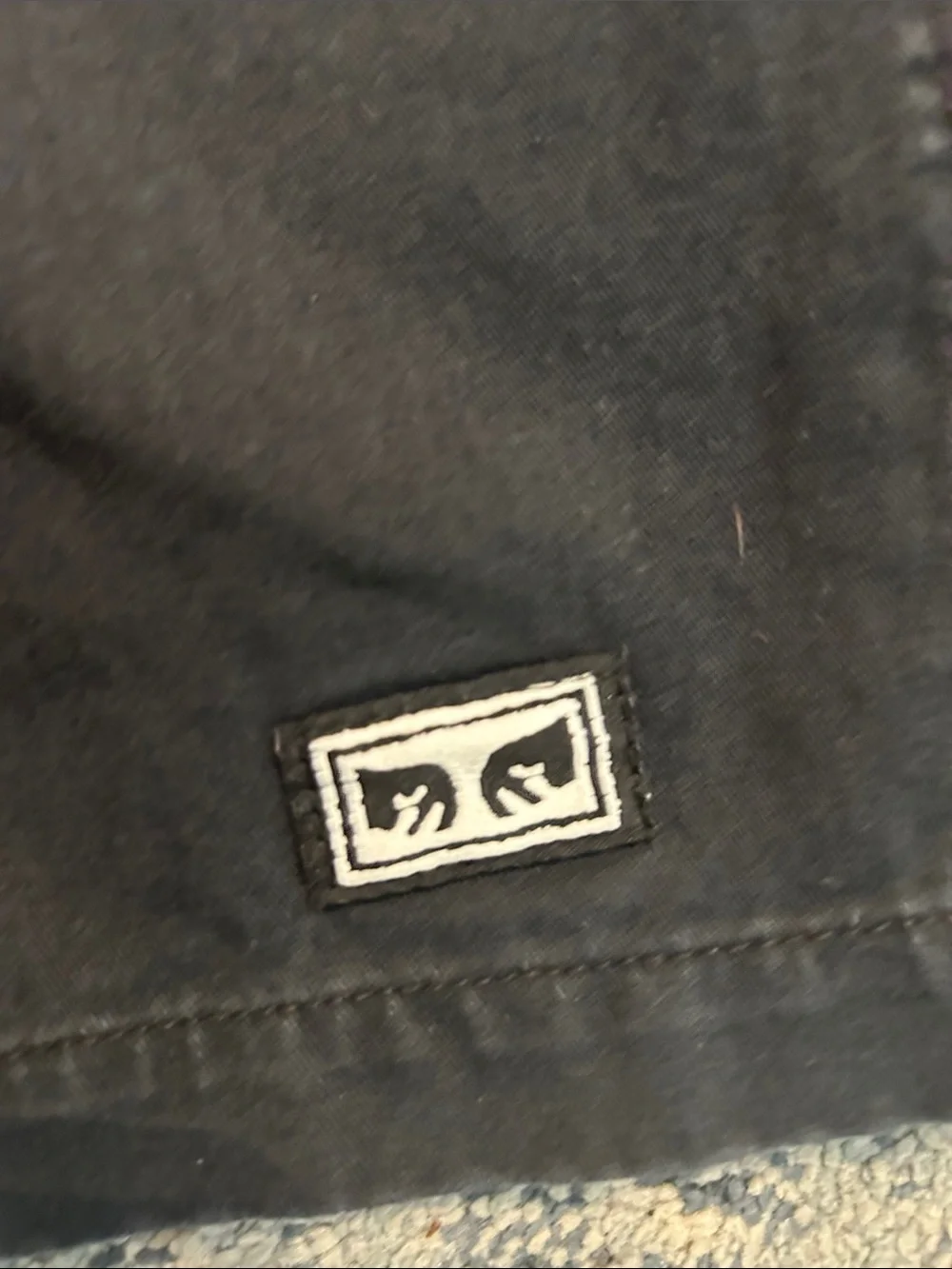Obey Black Flat Front Men’s Shorts